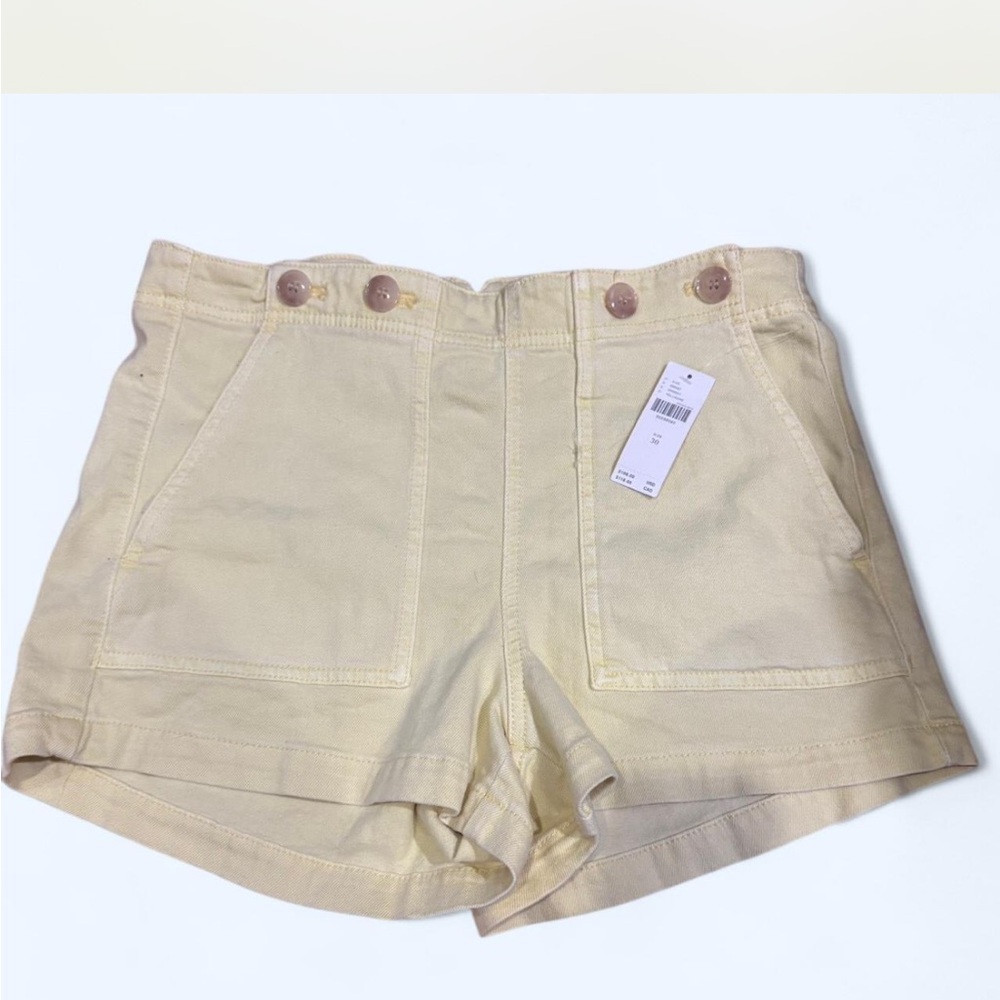 Pilcro by Anthropologie NWT Yellow Jean Shorts